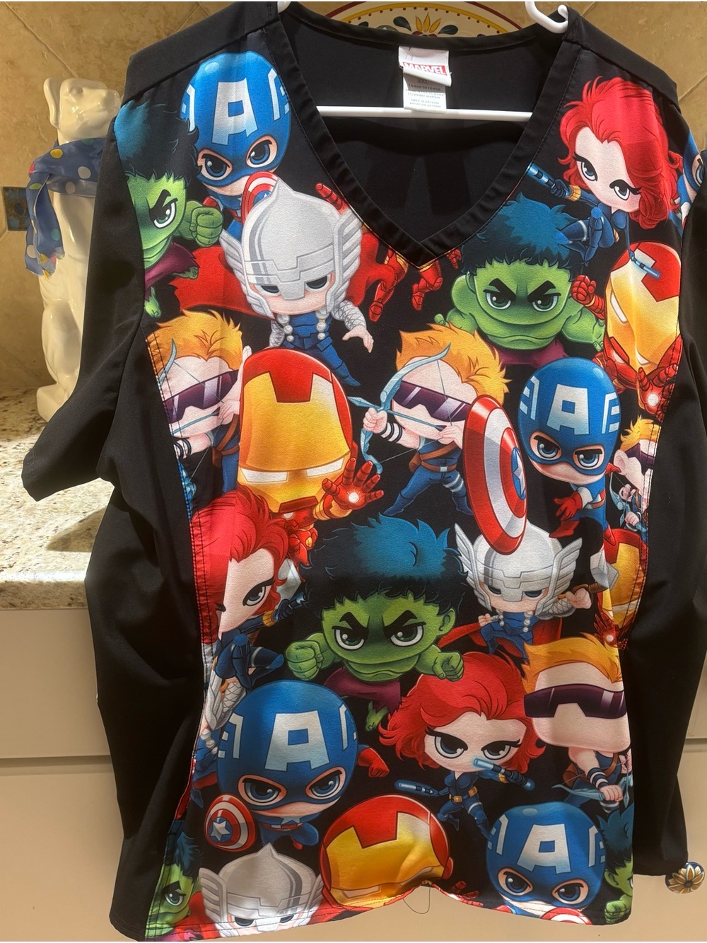 Marvel Women Superhero Top - Black, Red, Blue, Green, Gold